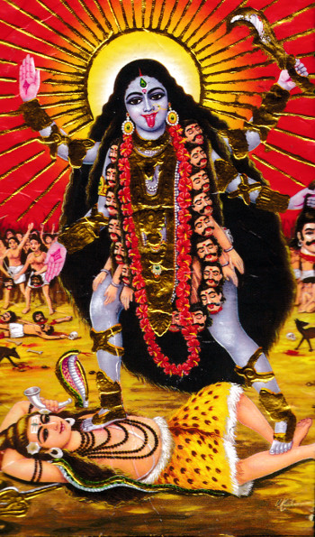 The goddess Kali